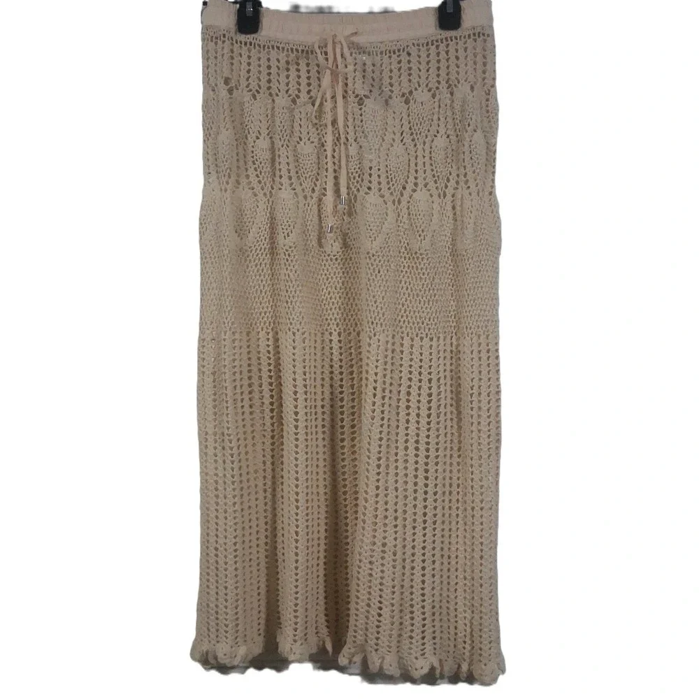 DOTTI Swim Cover Up, Ivory, Size XL, 38